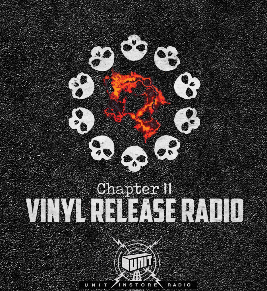 Photos de l'affiche de la release radio pour le vinyl qui s'est déroulé à l'unit shop